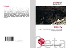 Orogeny kitap kapağı