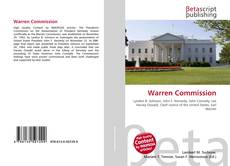 Portada del libro de Warren Commission