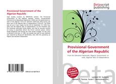 Copertina di Provisional Government of the Algerian Republic