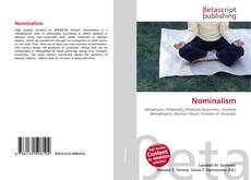 Nominalism kitap kapağı