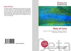 Rose of Lima kitap kapağı