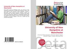 Buchcover von University of New Hampshire at Manchester