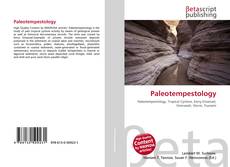 Paleotempestology kitap kapağı