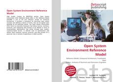 Open System Environment Reference Model kitap kapağı
