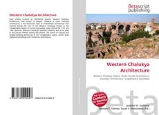 Buchcover von Western Chalukya Architecture