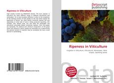 Buchcover von Ripeness in Viticulture