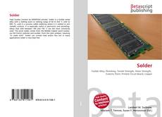 Buchcover von Solder