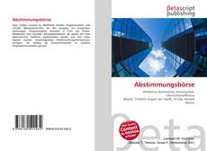Portada del libro de Abstimmungsbörse