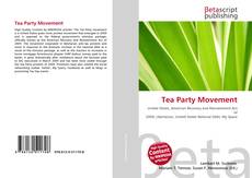 Portada del libro de Tea Party Movement