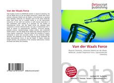 Bookcover of Van der Waals Force
