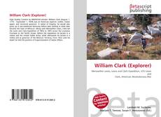 Portada del libro de William Clark (Explorer)
