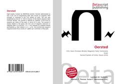 Portada del libro de Oersted