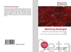 Portada del libro de Abteilung (Geologie)