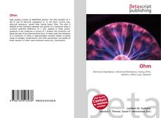Portada del libro de Ohm