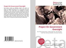 Portada del libro de Project On Government Oversight