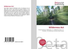 Capa do livro de Wilderness Act 
