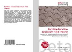 Partition Function (Quantum Field Theory) kitap kapağı