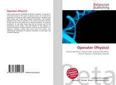 Operator (Physics)的封面