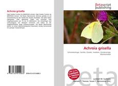 Capa do livro de Achroia grisella 