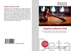 Portada del libro de Stephen Johnson Field
