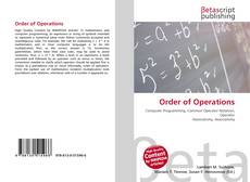 Portada del libro de Order of Operations