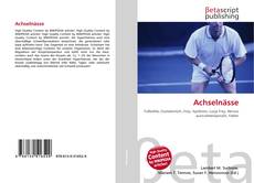 Buchcover von Achselnässe