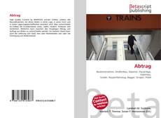 Abtrag的封面