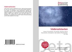 Couverture de Vädersolstavlan