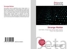 Capa do livro de Strange Matter 