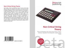 Portada del libro de Non-Critical String Theory