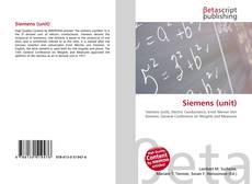 Bookcover of Siemens (unit)