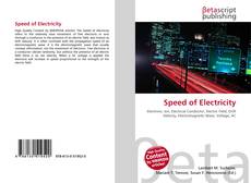 Speed of Electricity kitap kapağı