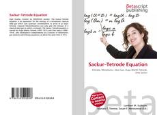 Capa do livro de Sackur–Tetrode Equation 