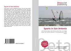 Capa do livro de Sports in San Antonio 