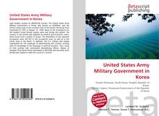 Capa do livro de United States Army Military Government in Korea 