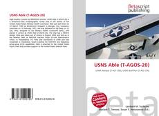 Couverture de USNS Able (T-AGOS-20)