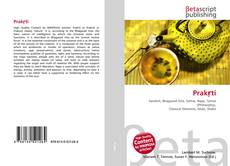 Capa do livro de Prakṛti 
