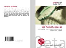 Capa do livro de Wa-Kwavi Language 