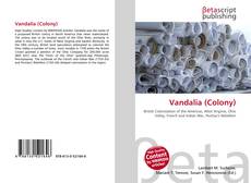 Capa do livro de Vandalia (Colony) 