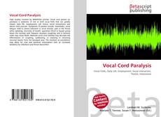 Capa do livro de Vocal Cord Paralysis 
