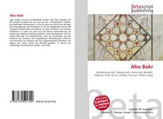 Capa do livro de Abu Bakr 