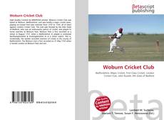 Capa do livro de Woburn Cricket Club 