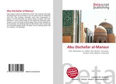 Capa do livro de Abu Dschafar al-Mansur 