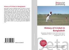 Capa do livro de History of Cricket in Bangladesh 