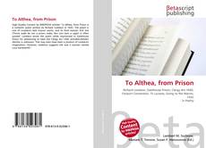 Capa do livro de To Althea, from Prison 