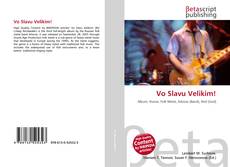 Capa do livro de Vo Slavu Velikim! 