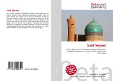 Bookcover of Said Seyam