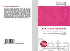 Capa do livro de San Jacinto Mountains 