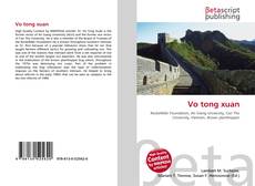 Capa do livro de Vo tong xuan 