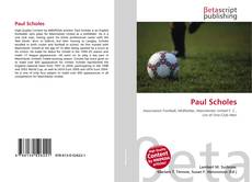 Capa do livro de Paul Scholes 